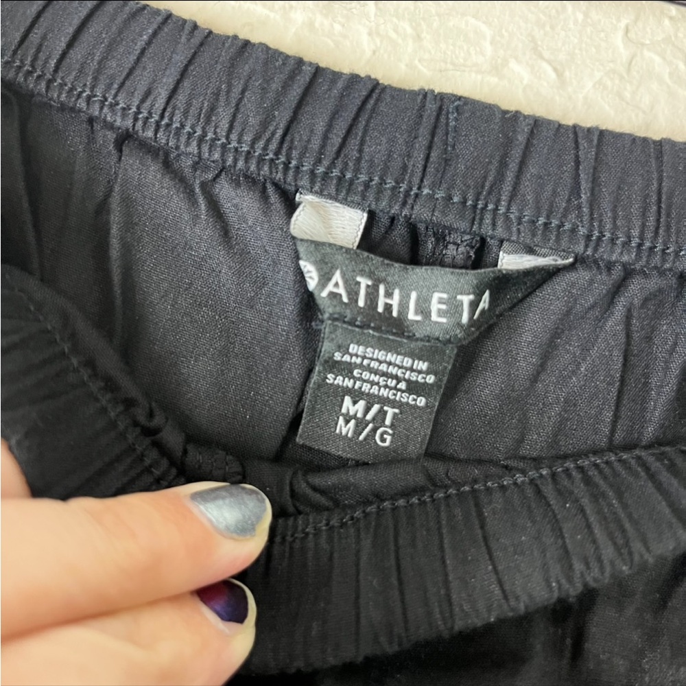 Athleta Black Wide Leg Pants - Picture 12 of 14